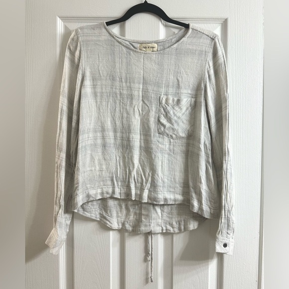 Cloth & Stone Casual Plaid Top S - Picture 1 of 6